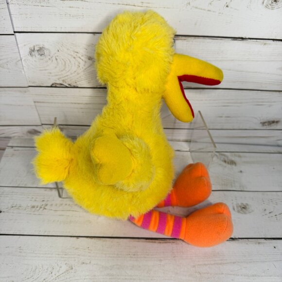 Vintage 1986 Playskool Sesame Street Big Bird 13" Plush Toy Made in Korea Muppet - Picture 8 of 12